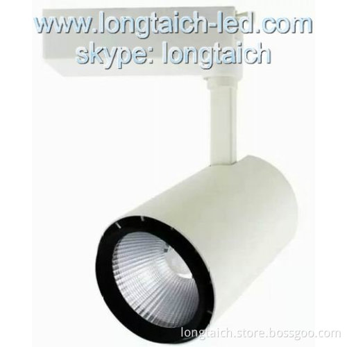 Mordern designed 30W cob led track light ,led track spot light fixture